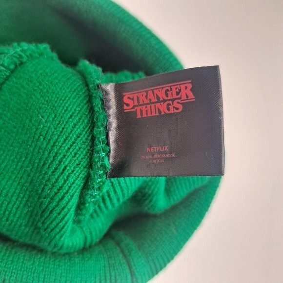 Stranger Things Unisex Loungefly Green Winter Cap Beanie - Picture 3 of 3